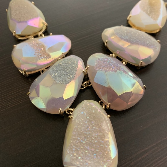 Kendra Scott Custom LUXE Iridescent Drusy Harlie - Picture 3 of 8